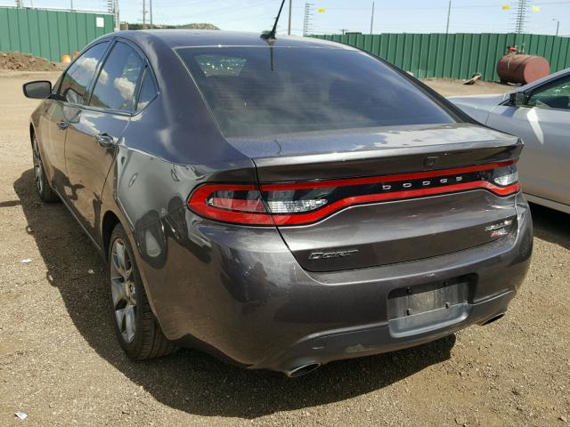 1C3CDFBB9ED902461 - 2014 DODGE DART SXT CHARCOAL photo 3