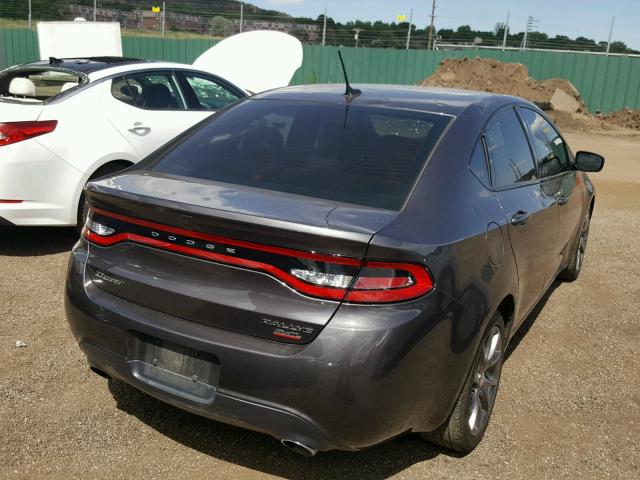 1C3CDFBB9ED902461 - 2014 DODGE DART SXT CHARCOAL photo 4