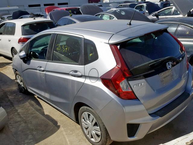 3HGGK5H51HM710413 - 2017 HONDA FIT LX GRAY photo 3