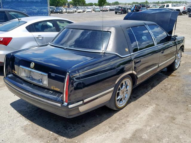 1G6KD54Y3WU777450 - 1998 CADILLAC DEVILLE BLACK photo 4