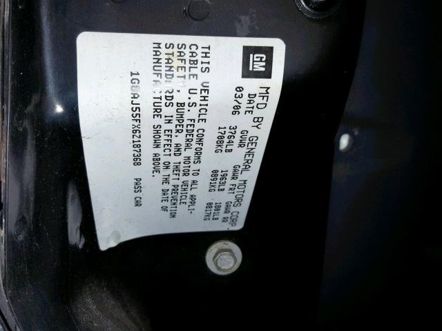 1G8AJ55FX6Z187368 - 2006 SATURN ION LEVEL GRAY photo 10