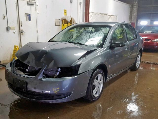 1G8AJ55FX6Z187368 - 2006 SATURN ION LEVEL GRAY photo 2
