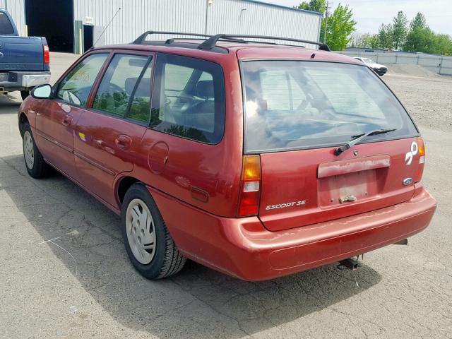 3FAFP15P8WR225573 - 1998 FORD ESCORT WGN RED photo 3