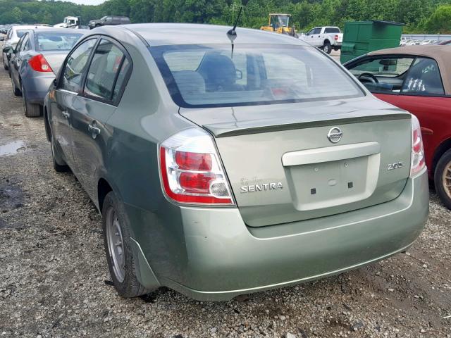 3N1AB61E87L704944 - 2007 NISSAN SENTRA 2.0 GREEN photo 3