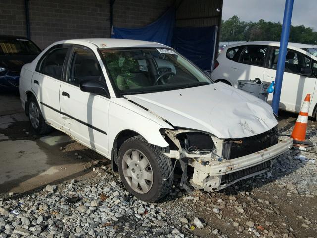 1HGES16324L003785 - 2004 HONDA CIVIC DX V WHITE photo 1