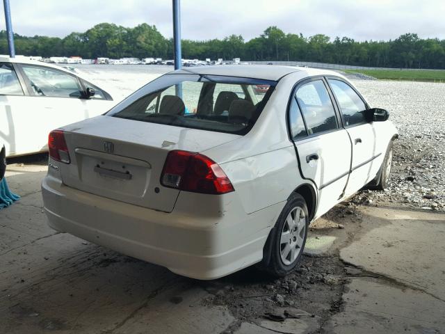 1HGES16324L003785 - 2004 HONDA CIVIC DX V WHITE photo 4