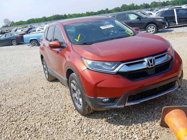 2HKRW2H83HH671396 - 2017 HONDA CR-V EXL RED photo 1