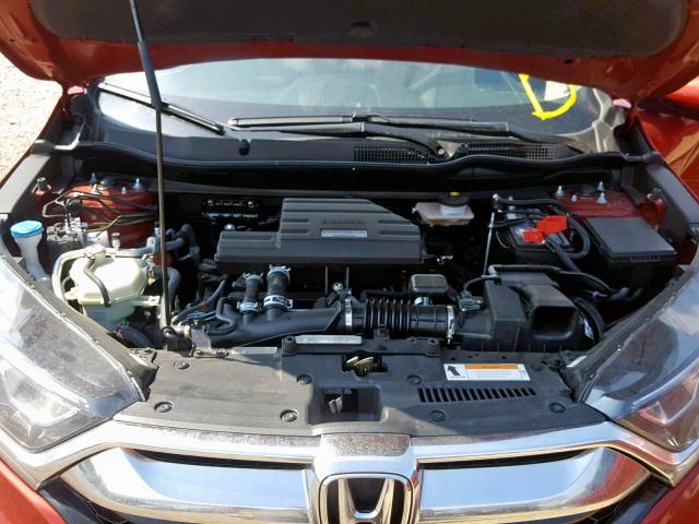 2HKRW2H83HH671396 - 2017 HONDA CR-V EXL RED photo 7