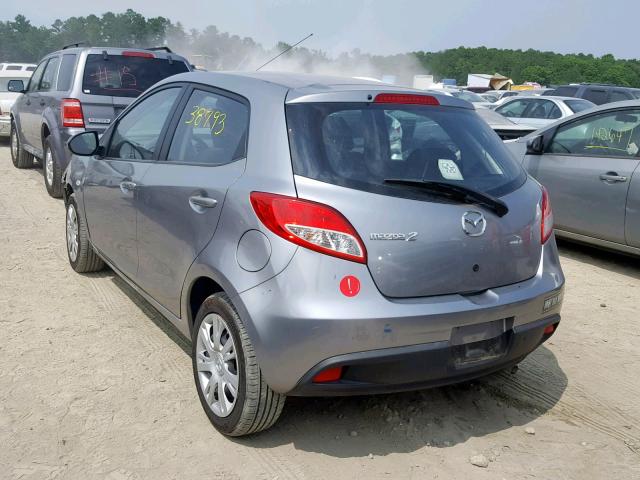 JM1DE1KZ4E0175914 - 2014 MAZDA MAZDA2 SPO GRAY photo 3