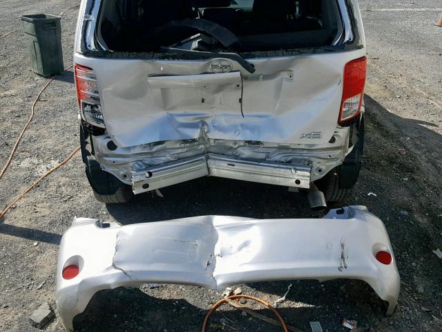 JTLZE4FE6CJ024003 - 2012 TOYOTA SCION XB 银色 照片 9