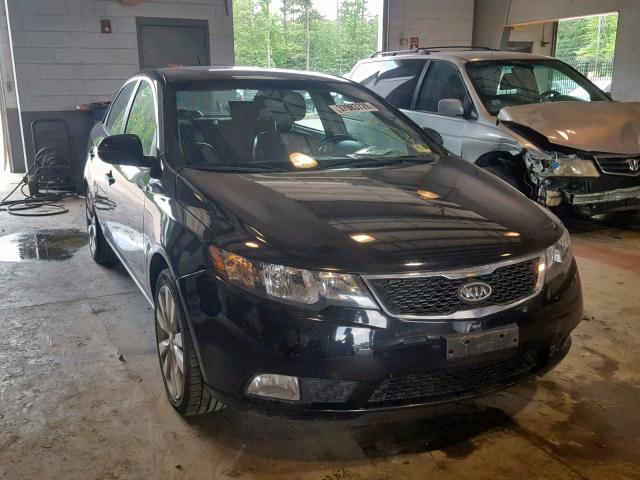 KNAFW4A39B5377311 - 2011 KIA FORTE SX BLACK photo 1