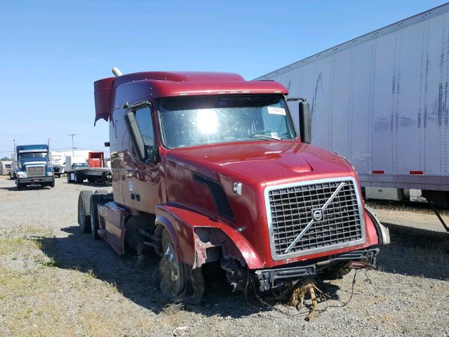 4V4NC9EJX8N485432 - 2008 VOLVO VN VNL MAROON photo 1