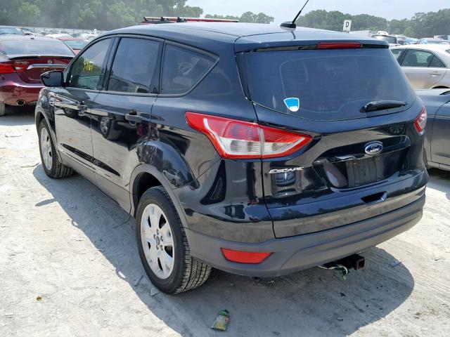 1FMCU0F78DUD01891 - 2013 FORD ESCAPE S BLACK photo 3