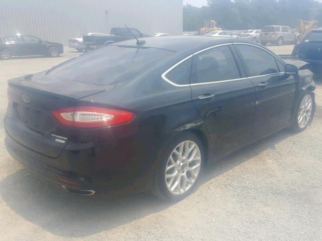 3FA6P0K97ER107111 - 2014 FORD FUSION TIT BLACK photo 4