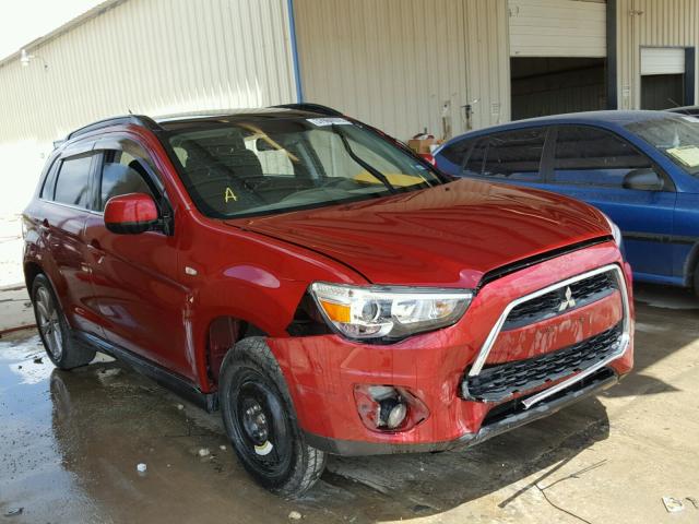 4A4AP4AU7DE009840 - 2013 MITSUBISHI OUTLANDER RED photo 1