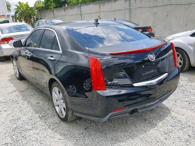 1G6AA5RAXE0178583 - 2014 CADILLAC ATS BLACK photo 3