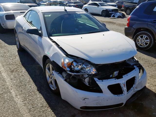 1G2ZH36NX84286016 - 2008 PONTIAC G6 GT WHITE photo 1