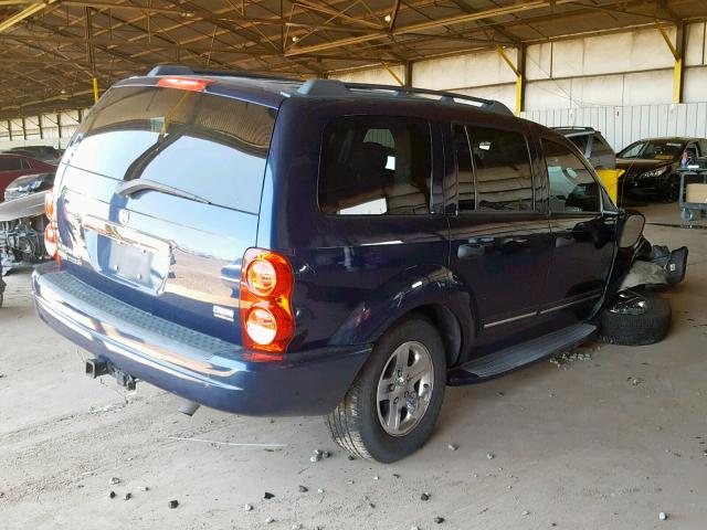 1D4HB58D14F241508 - 2004 DODGE DURANGO LI BLUE photo 4