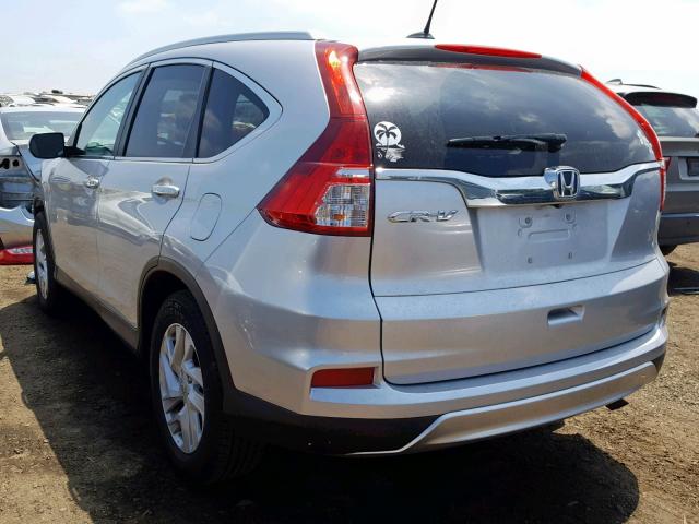 2HKRM3H73FH543563 - 2015 HONDA CR-V EXL SILVER photo 3