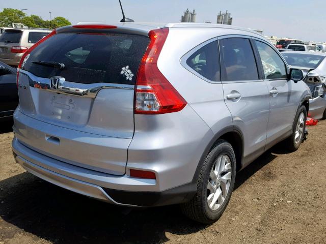 2HKRM3H73FH543563 - 2015 HONDA CR-V EXL SILVER photo 4