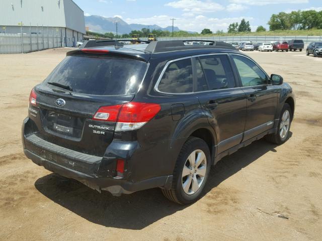 4S4BRDJC2B2340252 - 2011 SUBARU OUTBACK 3. BLACK photo 4