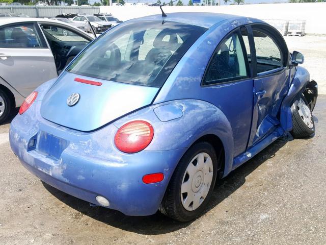 3VWCC21C6YM457846 - 2000 VOLKSWAGEN NEW BEETLE Mavi foto 4