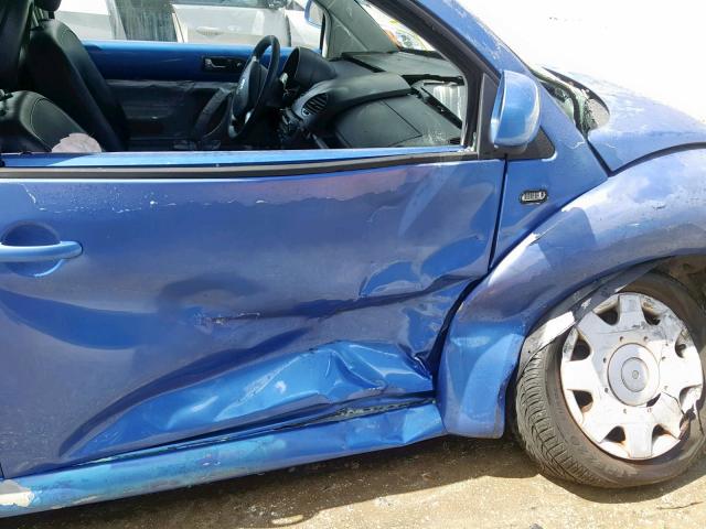 3VWCC21C6YM457846 - 2000 VOLKSWAGEN NEW BEETLE Mavi foto 9
