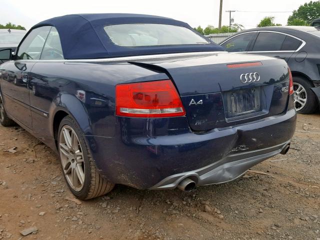 WAUDF48HX9K009725 - 2009 AUDI A4 2.0T CA BLUE photo 9