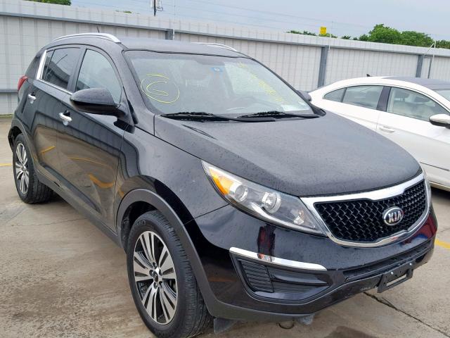 KNDPC3AC5G7829826 - 2016 KIA SPORTAGE E BLACK photo 1