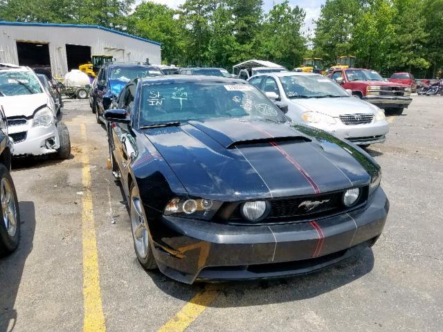 1ZVBP8CF6C5236093 - 2012 FORD MUSTANG GT BLACK photo 1