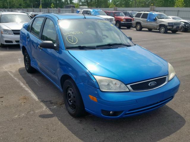 1FAFP34N07W196323 - 2007 FORD FOCUS ZX4 BLUE photo 1