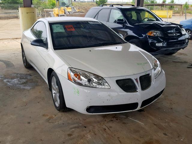 1G2ZH361574140196 - 2007 PONTIAC G6 GT WHITE photo 1