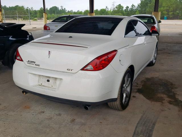 1G2ZH361574140196 - 2007 PONTIAC G6 GT WHITE photo 4