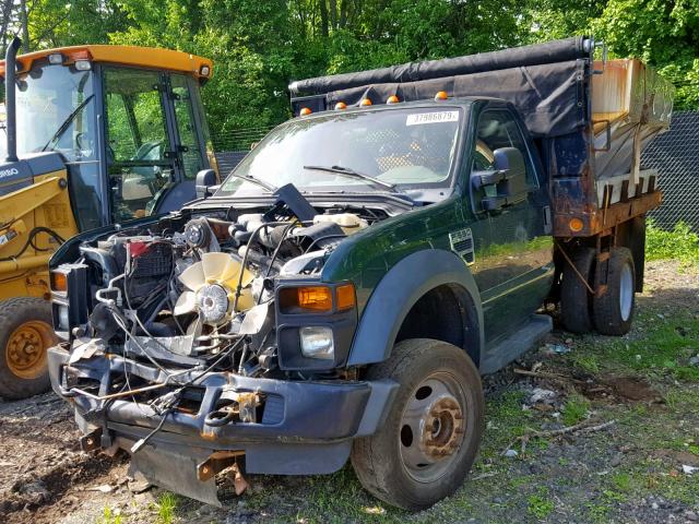 1FDAF57Y58EC58584 - 2008 FORD F550 SUPER GREEN photo 2