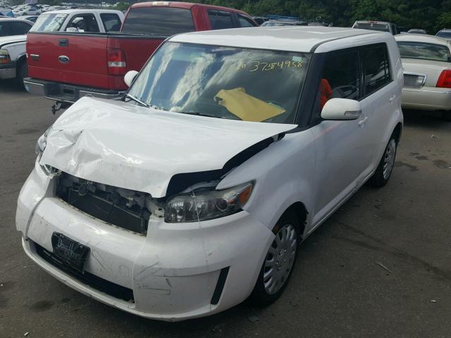 JTLKE50E581050227 - 2008 TOYOTA SCION WHITE photo 2