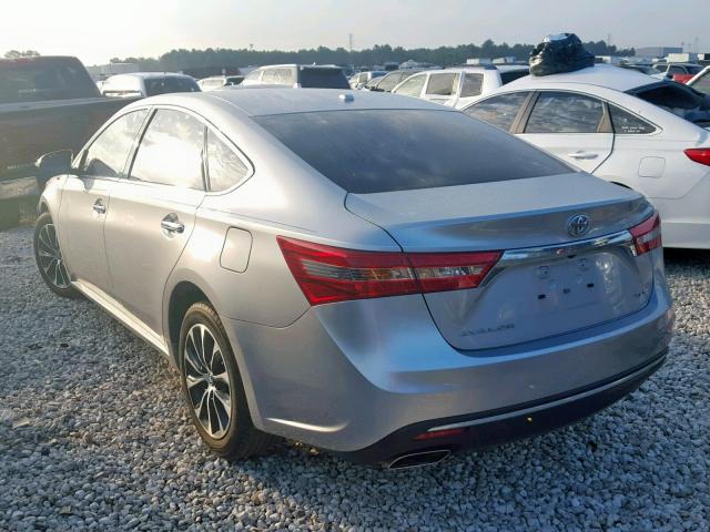 4T1BK1EB1JU266250 - 2018 TOYOTA AVALON XLE SILVER photo 3