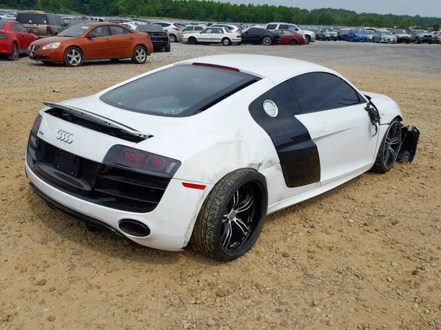 WUAENAFG8CN002851 - 2012 AUDI R8 5.2 QUA WHITE photo 4