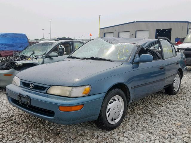 1NXBB02E5TZ377797 - 1996 TOYOTA COROLLA DX GREEN photo 2