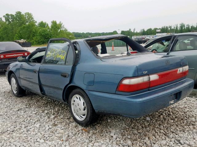 1NXBB02E5TZ377797 - 1996 TOYOTA COROLLA DX GREEN photo 3