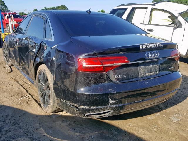 WAU44AFDXHN013002 - 2017 AUDI A8 L QUATT BLACK photo 3