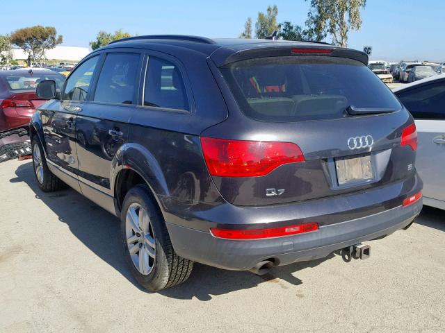 WA1AY74L67D044236 - 2007 AUDI Q7 3.6 QUA GRAY photo 3