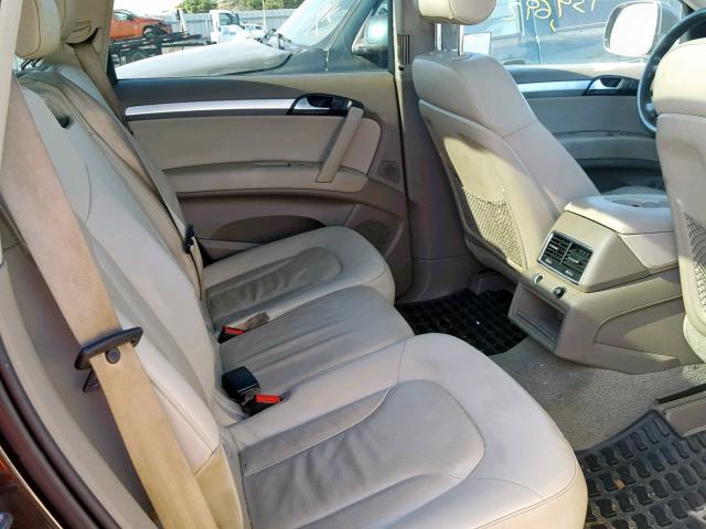 WA1AY74L67D044236 - 2007 AUDI Q7 3.6 QUA GRAY photo 6