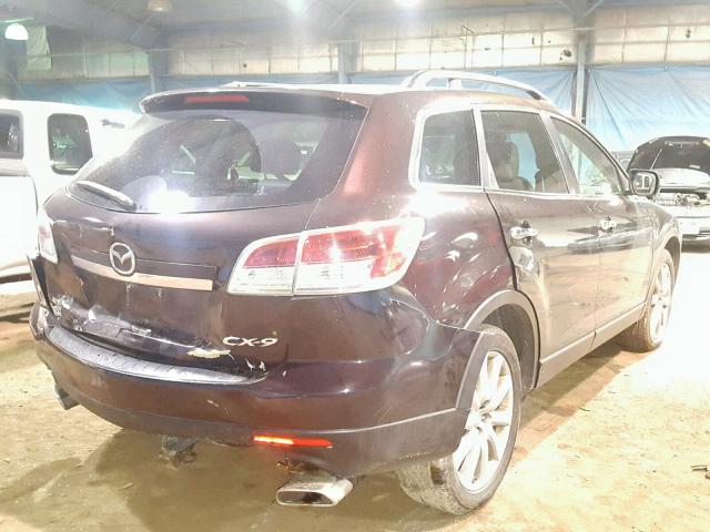 JM3TB38A180148425 - 2008 MAZDA CX-9 BURGUNDY photo 4