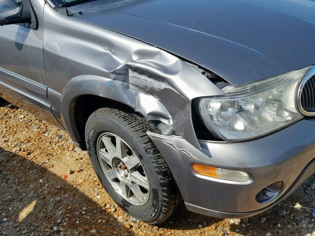 5GADT13S562352582 - 2006 BUICK RAINIER CX GRAY photo 9