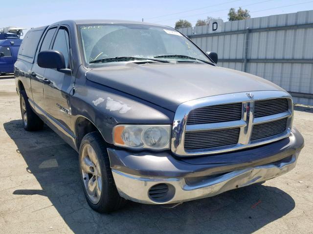 1D7HA18N74S550432 - 2004 DODGE RAM 1500 S GRAY photo 1