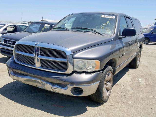 1D7HA18N74S550432 - 2004 DODGE RAM 1500 S GRAY photo 2