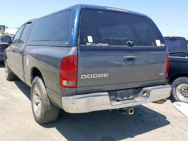 1D7HA18N74S550432 - 2004 DODGE RAM 1500 S GRAY photo 3