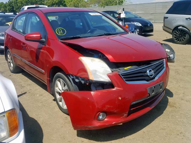 3N1AB6AP3AL627019 - 2010 NISSAN SENTRA 2.0 BURGUNDY photo 1