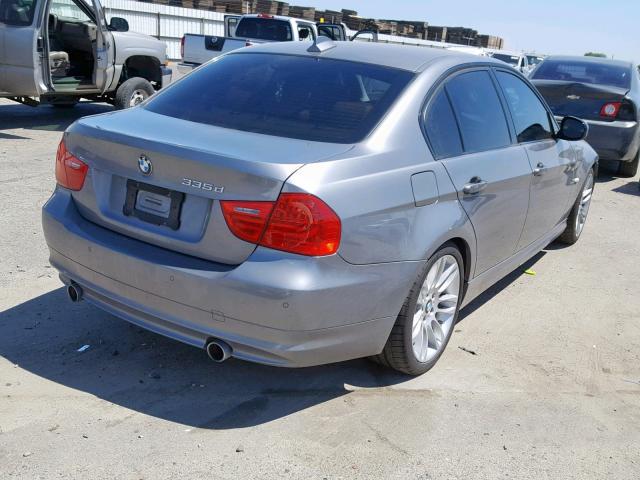 WBAPN7C51BA780990 - 2011 BMW 335 D GRAY photo 4