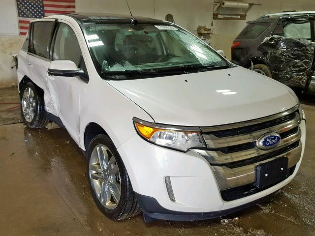 2FMDK4KC9CBA31515 - 2012 FORD EDGE LIMIT WHITE photo 1